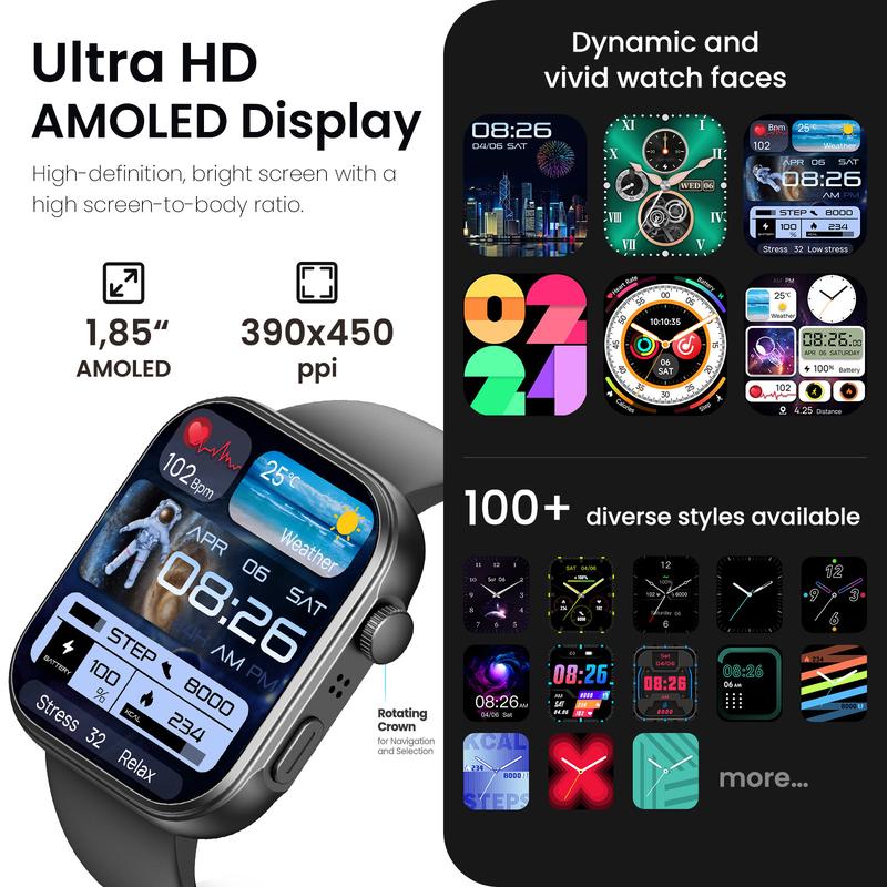 TOZO S6 Smartwatch 1.85