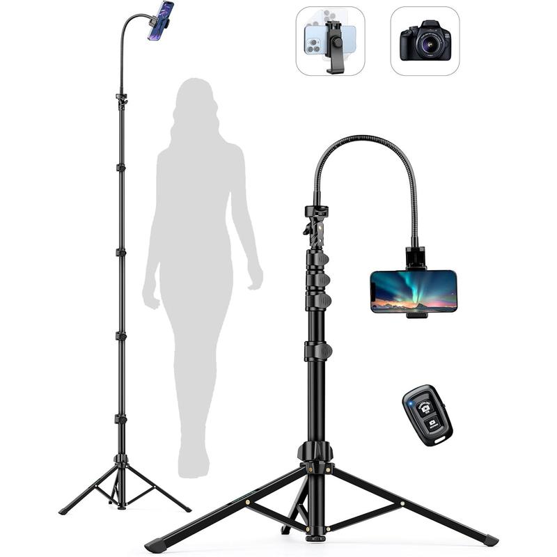 Phone Tripod Stand, Selfie Stick Tripod, 86.6