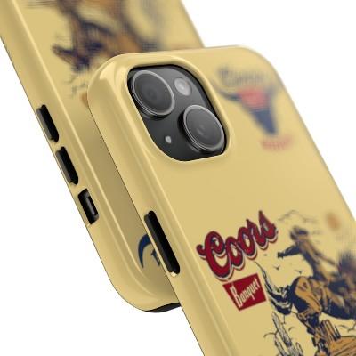 Coors Cowboy Phone Case, Coors Banquet Rodeo Cowboy, Country Western, Coors Beer Phone Case For iPhone 15, 14, 13, 12, 11, 8 X, Mini, Pro Max, Pro, Plus, Unique Phone Case