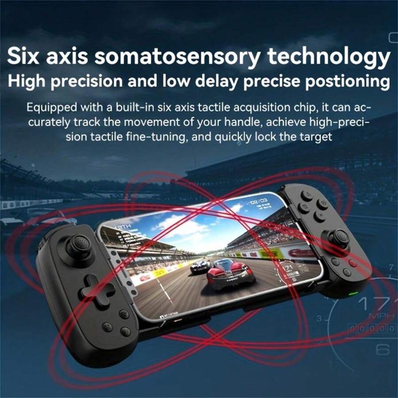 Mobile Game Controller, Six-axis Somatosensory Phone Game Controller, Mobile Gaming Controller for iPhone, Android, Switch, Birthday Gift Options, Summer Gift