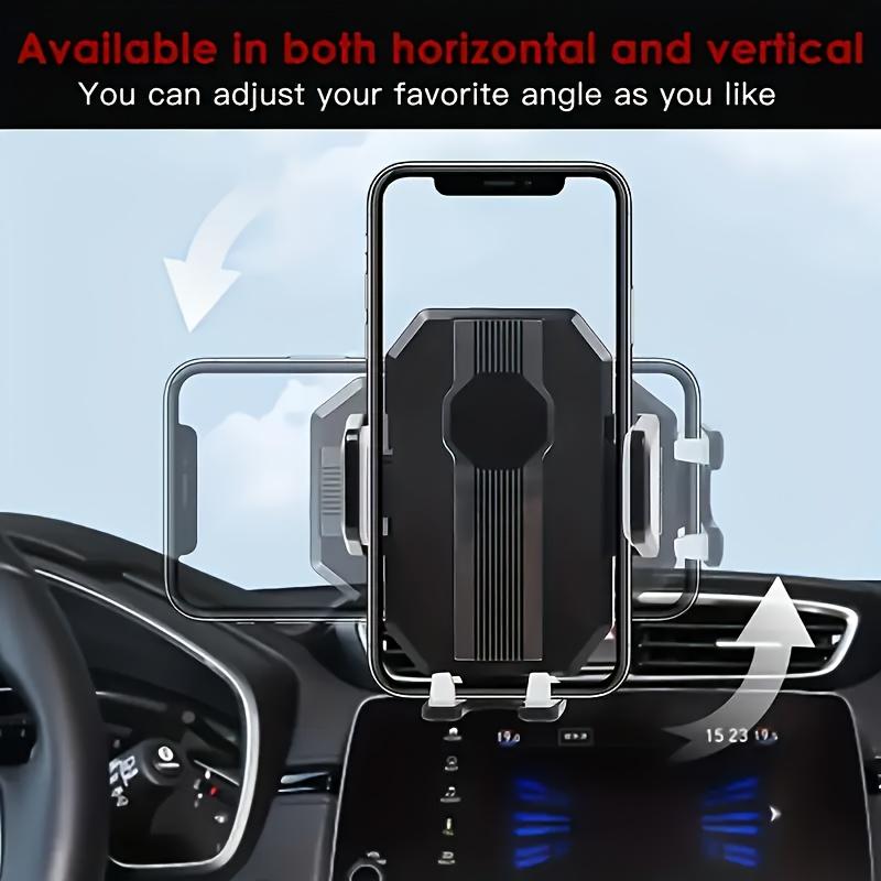 Upgraded Version Automobile Phone Holder, Adjustable Horizontally and Vertically, Applicable to All Mobile Phone Car Dashboard Mobile Phone Holder Smartphone Cellphone Mount Stand