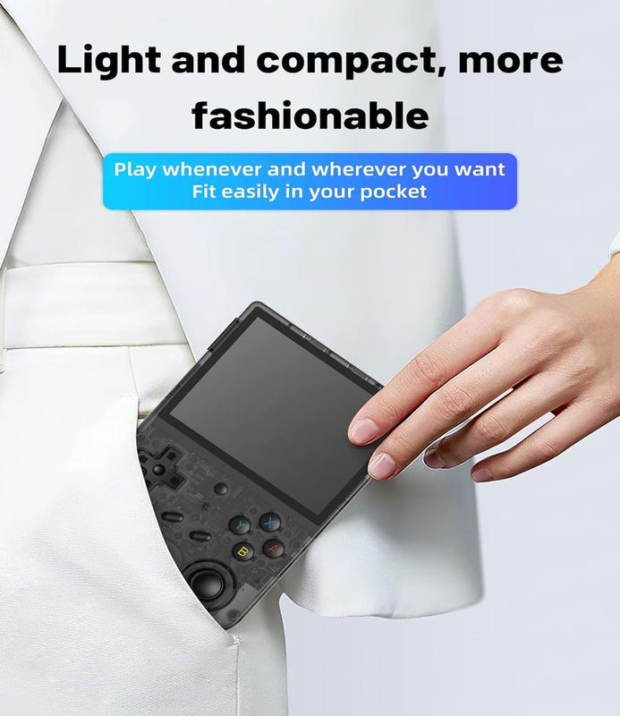 NEW RELEASE R36S Portable Retro Gaming Console for Anytime, Anywhere, Game Room Gadgets, 3.5 Inch iPS Screen Retro Gaming Console, Rechargeable Handheld Gaming Device with 16000+ Games and 20+ Emulators new  game