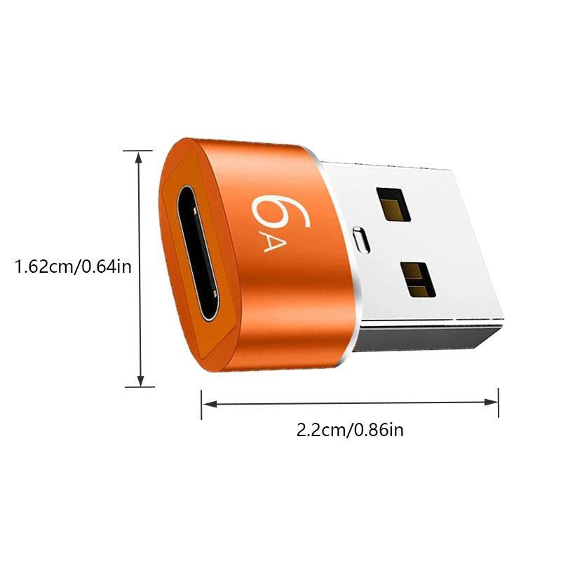 Fast Transmission Type-C to USB Adapter, Portable Lightweight OTG Adapter, 1 Count High Speed Data Transmission Adapter for Samsung,  Android, Laptop