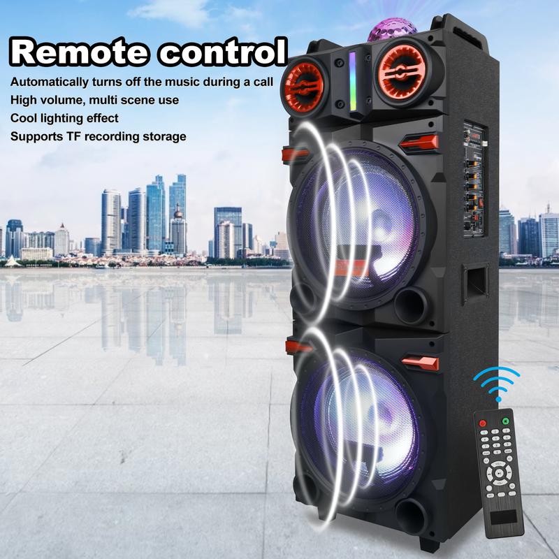 4000W Portable Bluetooth PA Speaker Karaoke Machine 2 x 10