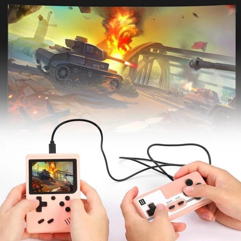 Christmas gift Retro Game Machine Handheld Game Console with 400 Classical FC Game Console Support for Connecting TV Presents Birthday for Kids and Adult .