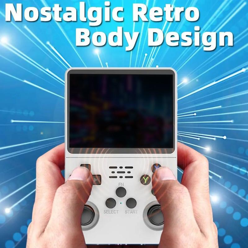 [BLACKFRIDAYDEALS] Retro Video Handheld Game Console Linux System 3.5 in IPS Screen Built in 64G TF Card Preinstalled Gamess retro handheld Xmax Gift hald  held USB Rechargeable