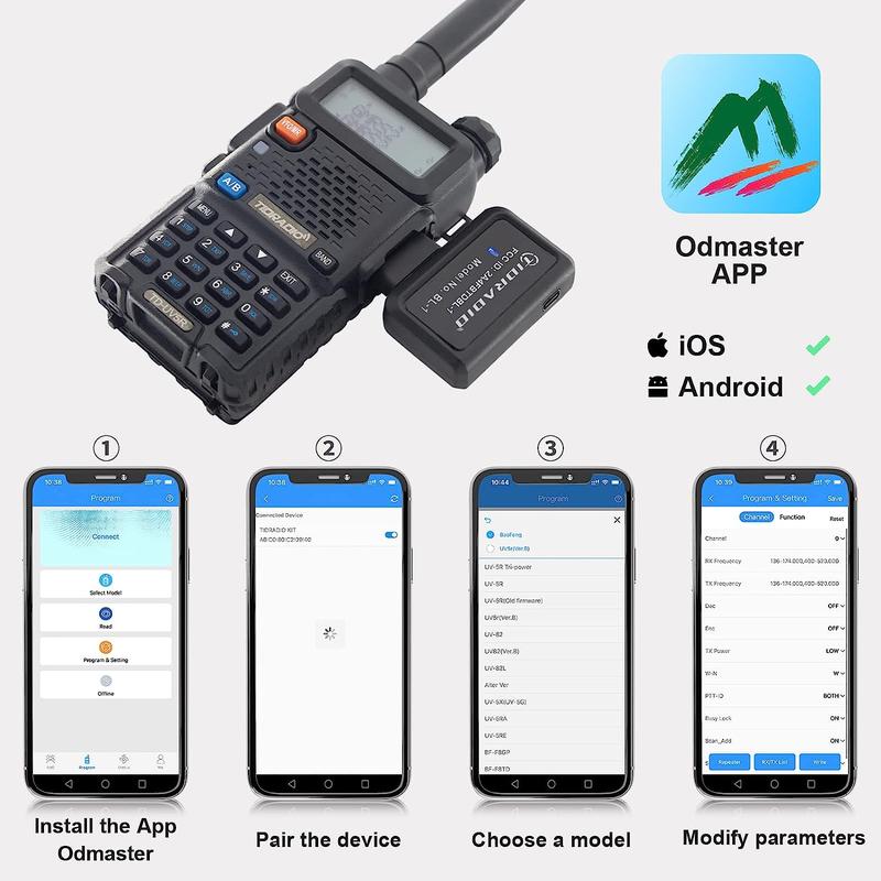 TIDRADIO Ham Radio Wireless Programmer  For Walkie Talkie