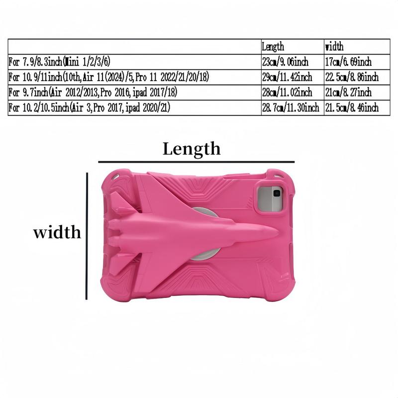 Airplane Pattern Tablet Case, Shockproof Tablet Protective Cover, Tablet Protector for iPad Mini 1 2 3 6 Air 3 11, Tablet Accessories