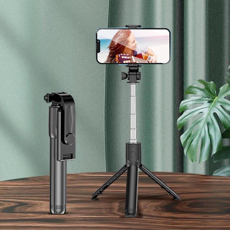 Portable Selfie Stick Tripod, 1 Count 360-Degree Rotatable Live Streaming Selfie Stick with Remote Control, Selfie Accessories for Travel, Outdoor, Party