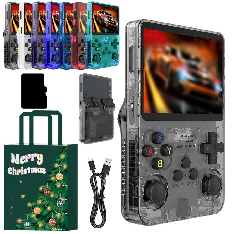 [BLACKFRIDAYDEALS] Retro Video Handheld Game Console Linux System 3.5 in IPS Screen Built in 64G TF Card Preinstalled Gamess retro handheld Xmax Gift hald  held USB Rechargeable