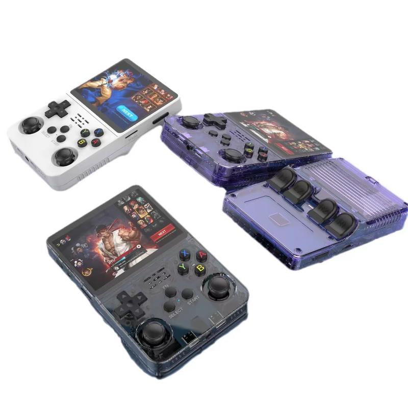 Christmas Surprise, Gift R36S Portable Retro Game Console, Game Room Gadget, 3.5 Inch iPS Screen Retro Game Console, Rechargeable Handheld Game Device with 16000+ Games and 20+ Emulators