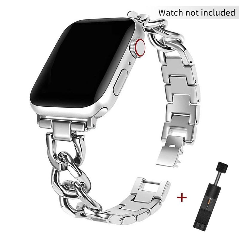 Solid Color Watch Band, 1 Count Fashionable Watch Band for iWatch Series 9 8 7 6 5 SE 4 3 2 Ultra 2, Smart Watch Accessories