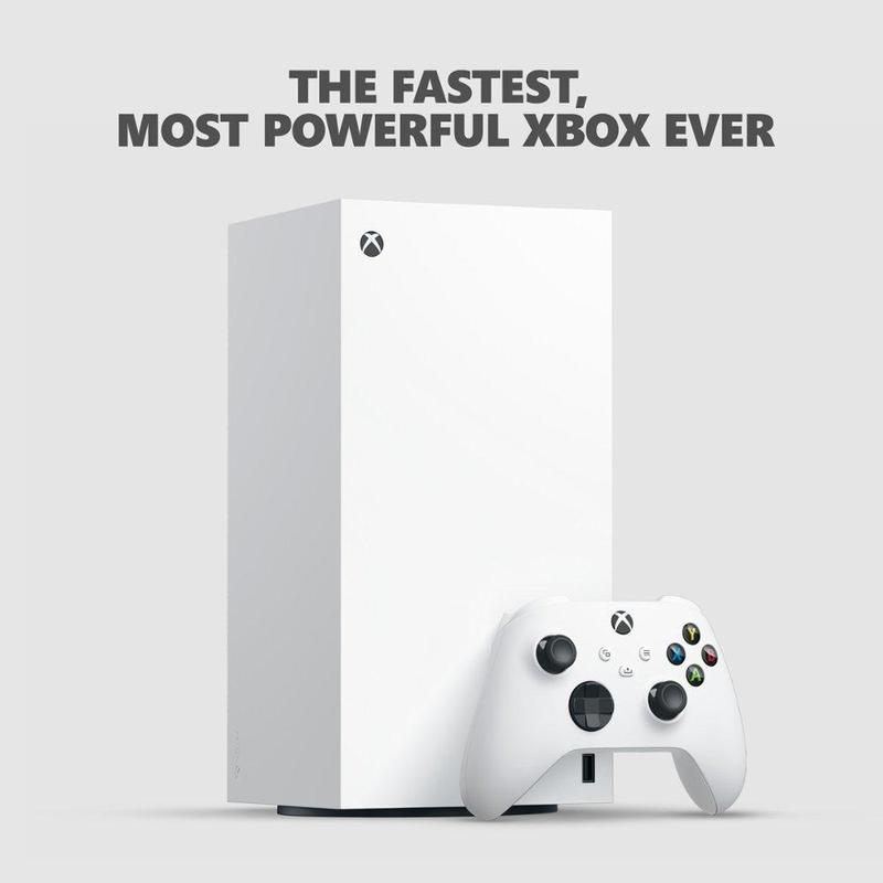 Microsoft Xbox Series X 1TB All-Digital Console (Disc-Free Gaming) - Robot White