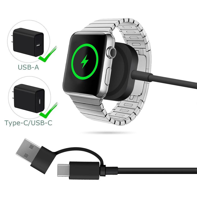 USB C Watch Charger, 3.28ft Watch Charging Cable, Watch Charging Data Cable, Watch Charging Accessories for Apple Watch