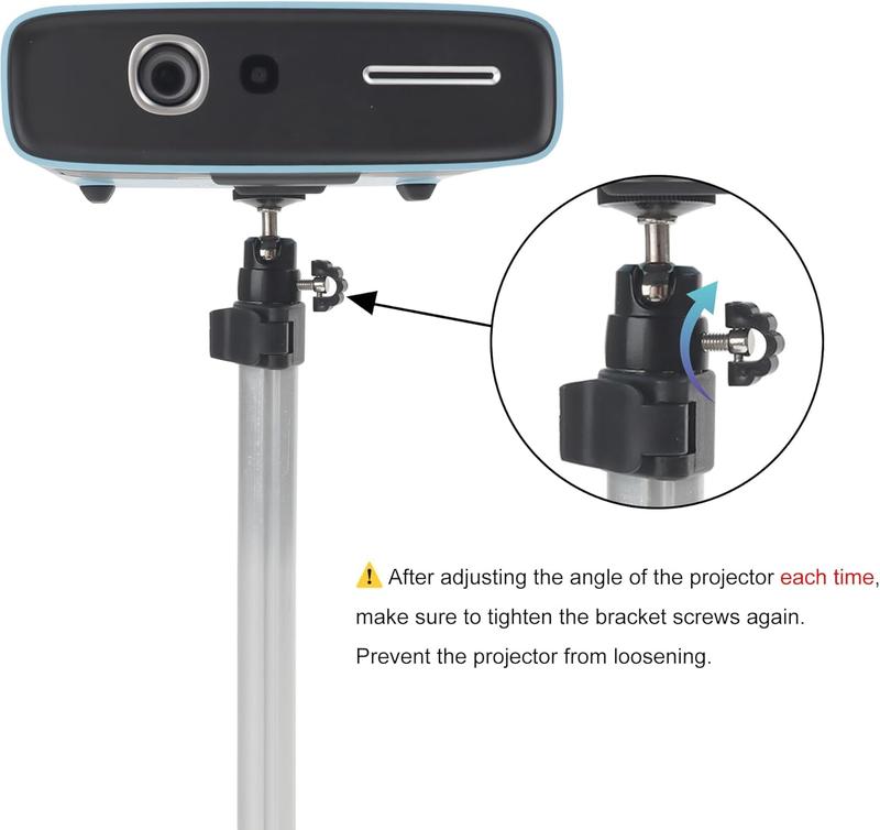 Overhead Tripod for Mini Projector - Phone Holder,Camera Stand,Webcam,Stronger Support with Clip for Cookie Decorating,eaching Online Live Streaming and Showing 360 Rotation