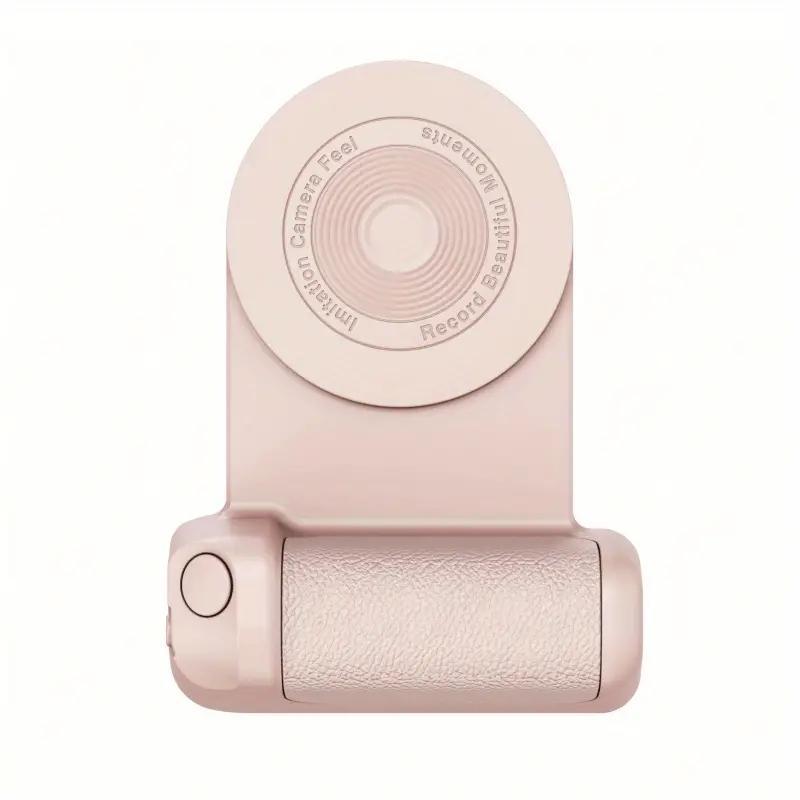 Wireless BT Camera Handle, Portable Magnetic Mobile Phone Selfie Holder, Smartphone Selfie Accessories for Travel