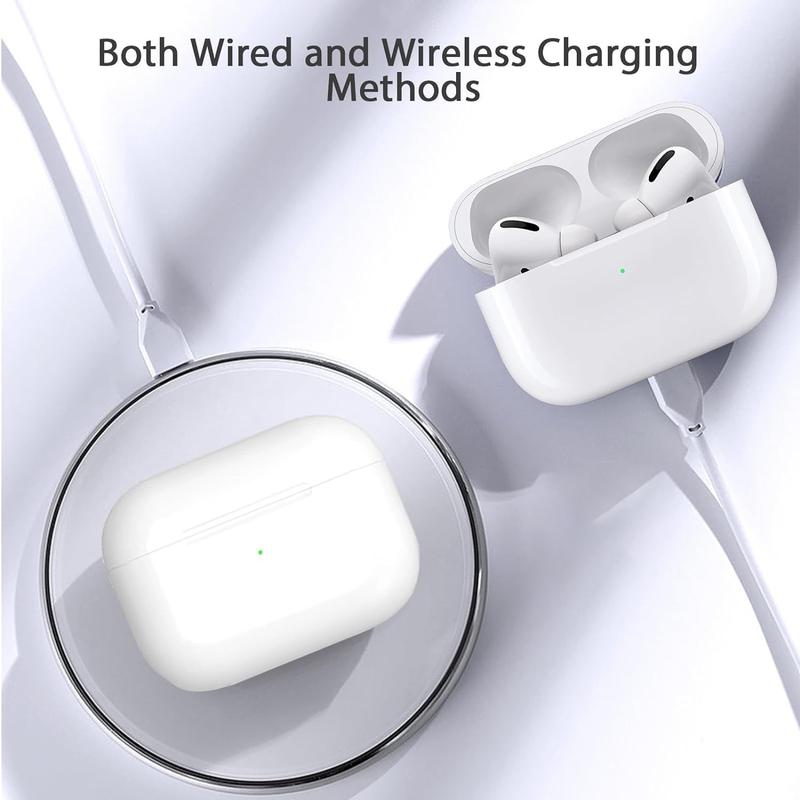 Wireless Charging Box for AirPods Pro, Replacement Case with Bluetooth Pairing Button for 1st & 2nd Generation