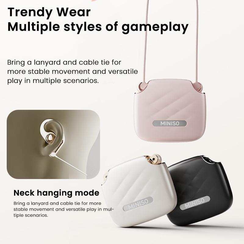 MINISO X81 Open Translation Wireless Bluetooth Headset OWS Ear-hook Sports Earphone Support 148 Languages Real Time Bluetooth Translation Noise Reduction Waterproof HIFI Sound Quality Bag Style Headphones With microphone