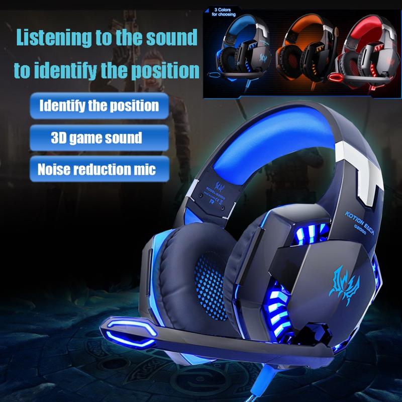 Gaming Headset,Mic Headphones Stereo BassSurround,Wired Pro Gaming Headse,for PC, PS4, PS5, Xbox One and Switch Audio Earphones Headphones Electronic