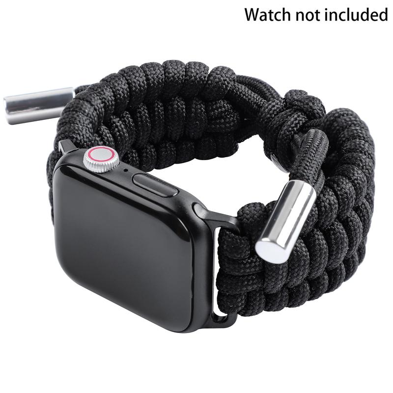 Braided Nylon Watch Band (Band Only), 1 Count Replaceable Watch Band, Braid Sports Watch Band for Apple Watch Ultra 2 Series 10 9 8 7 6 5 4 3 2 1 SE