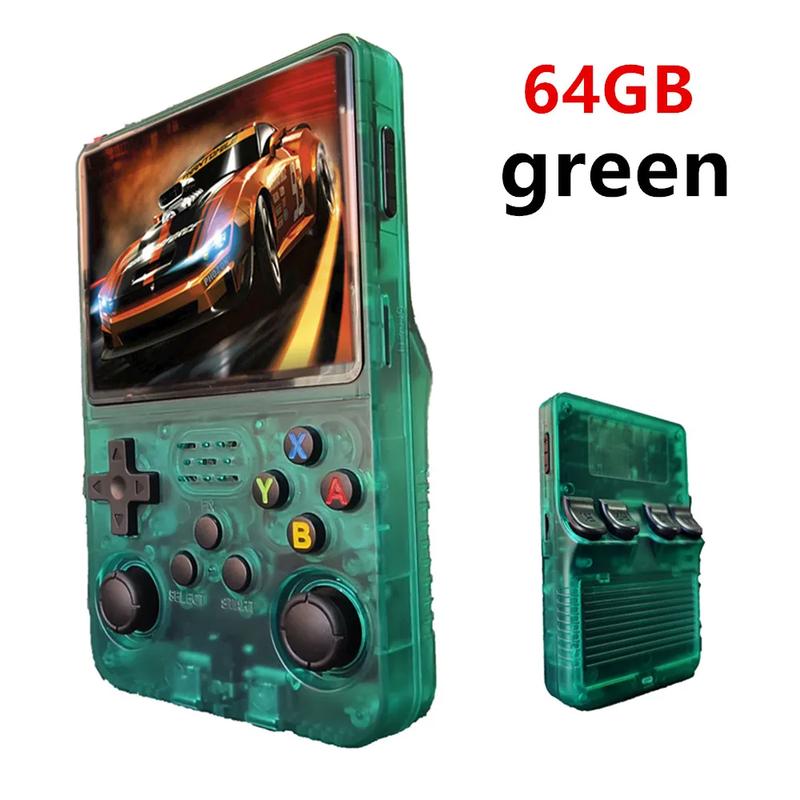 R36S Retro Handheld Video Game Console Linux System 3.5 Inch IPS Screen Portable Pocket Video Player 128GB Games Gift