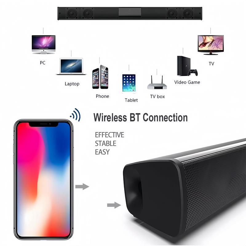 [Black Friday] Bluetooth headset Wireless home theater speaker, Home theater,surround sound portable subwoofer speaker system,wireless Bluetooth connection(TV,mobile phone,laptop)Black Friday,New Year gifts,Christmas