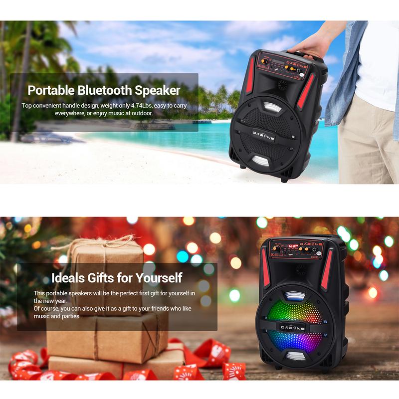 1000W Portable Bluetooth PA Speaker 8