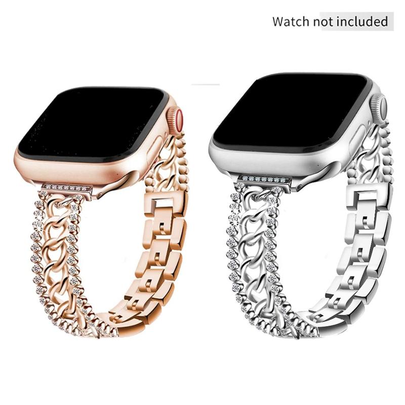 GIROUETTE Fashionable Watch Band, Fashionable Watch Band for Women, Watch Strap Compatible with iWatch Series 9 8 7 6 5 4 3 2, Smart Watch Accessories