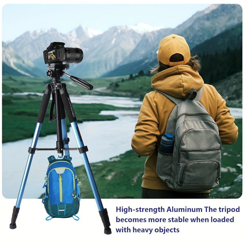 UEGOGO 74-Inch Professional Tripod for Cameras & Smartphones - 360° Rotation, Aluminum Alloy with Carrying Case - Ideal for Photography & Videography