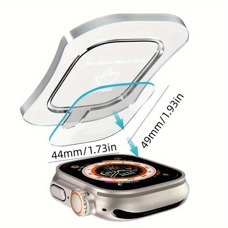 Tempered Glass Smart Watch Screen Protector, 2 Counts HD Screen Protective Film, Smart Watch Accessories Compatible with Apple Watch Ultra Ultra 2