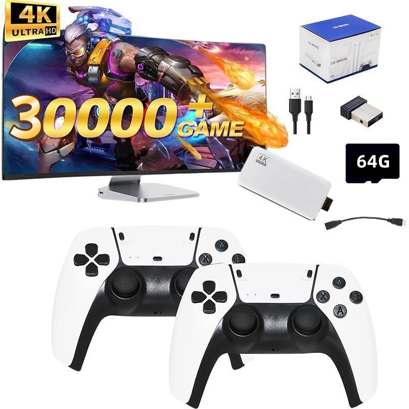 [Hot sale] New Upgraded Retro Game Console with 30,000+ Games,Arcade Retro Arcade,4K HDMIOutput, Wireless Joystick&Game Emulator, Childhood Classic Game