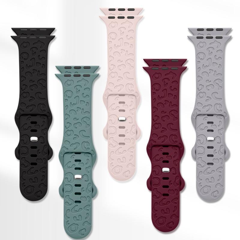 Solid Color Silicone Watch Band (Band Only), 1 Count Breathable Sport Watch Band for Apple Watch Ultra Ultra2 S10 S9 S8 7 6 5 SE, Smart Watch Accessories