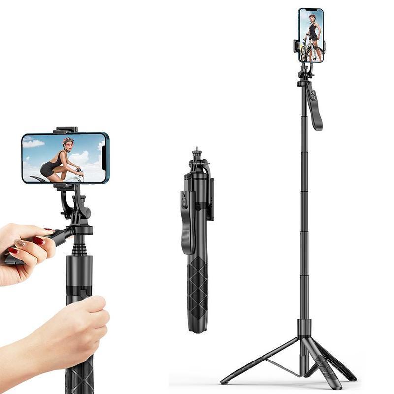 Wireless Rotatable Selfie Phone Holder with Remote Control, Selfie Phone Tripod, Gimbal Stabilizer for Camera, Mobile Phone Accessories