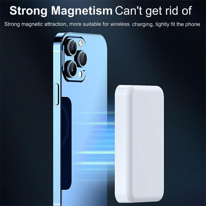 Portable Charger 5000mah, 10000mah Magnetic Power Portable Battery Pack Wireless Magnetic Charger for iPhone 15 14 13 12 Series, Charging Cable Not Included