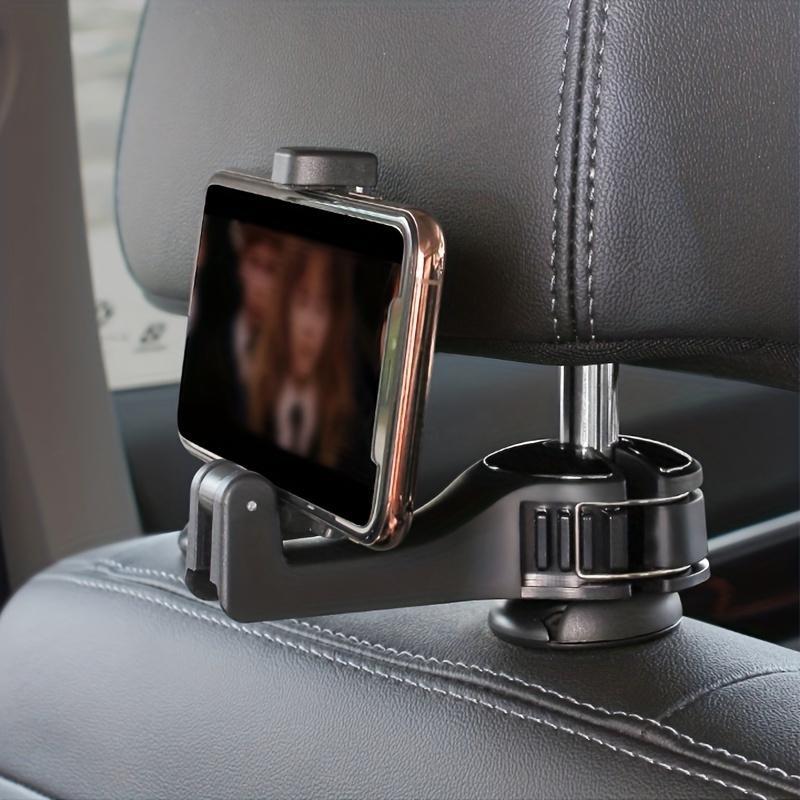 Car Seat Back Phone Holder, Multifunctional Car Seat Back Hook Storage Rack, Universal Car Interior Accessories for Smartphone