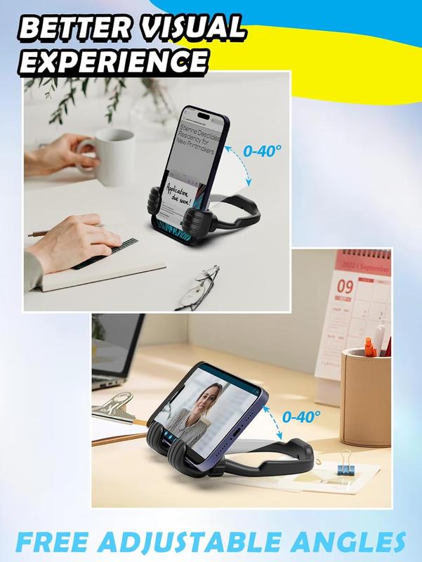 Stocking Stuffers Gifts for Teens Boys Girls Cell Phone Stand: Upgrade for Men Adults  Adjustable Lazy Thumbs Up Phone Holder for Desk Cool Gadgets Fun Gifts Ideas for Him Wife