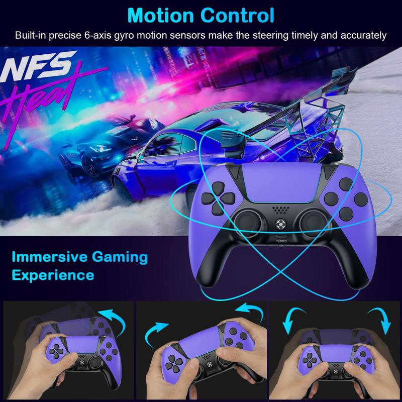 Bluetooth PC Controller for Black Myth: Wukong Fortnite Steam PS4, Features 2 Paddles and Turbo, Elite Wireless Mando with ALPS Precise No Drift Joystick, 1200mAh Battery, Gamepad for Multi-Platform Gaming Accessories for Android IOS Tesla