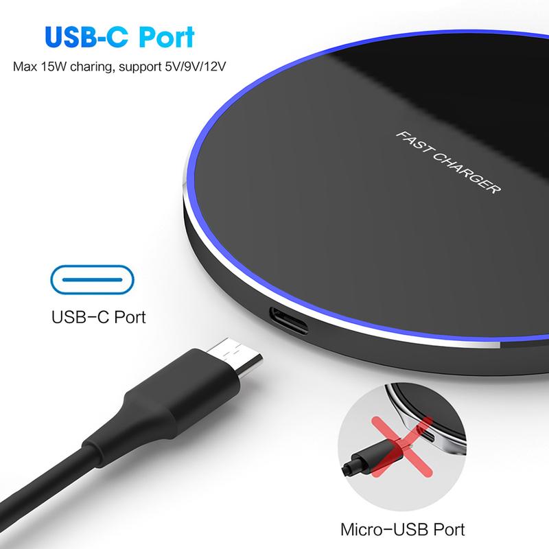 FDGAO Wireless Charger Station,20W Max Wireless Charging Pad for iPhone 16 15 14 13 12 SE 11 X XS XR X 8,AirPods;Fast Wireless Charge Mat for Samsung Galaxy S24 S23 S22 Note,Pixel LG G8 7 wireless charger