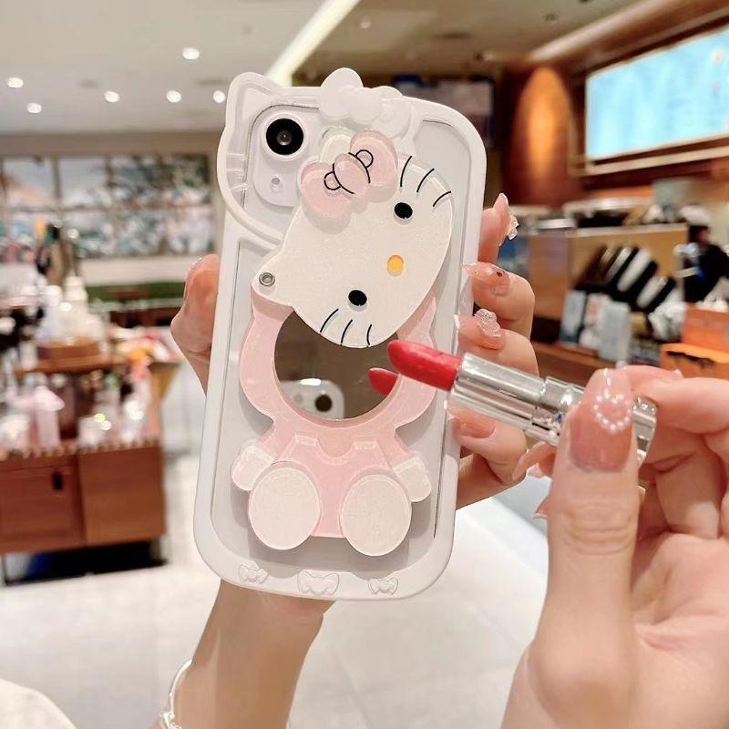 Sanrio Hello Kawaii Cartoon Phone Case For iPhone 15 14 13 12 11 Pro Max 7 8 Plus XR XS MAX Y2K Pink Girl Cute Back Cover