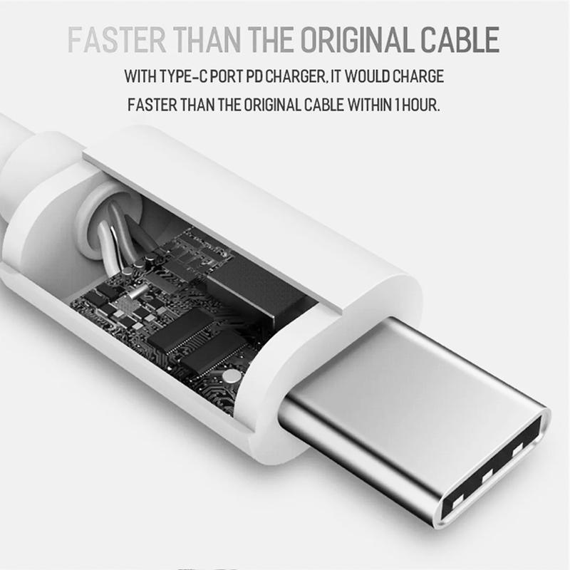 Premium USB-C to USB-C Cable (3 6FT) – Fast charging, data sync, durable & efficient for quick, reliable performance.