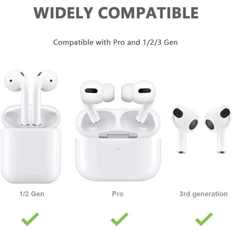 Ear Hooks Compatible with Apple AirPod All Models [Multi-dimensional adjustable] Holder Accessories for Ear Buds Pro Earbuds