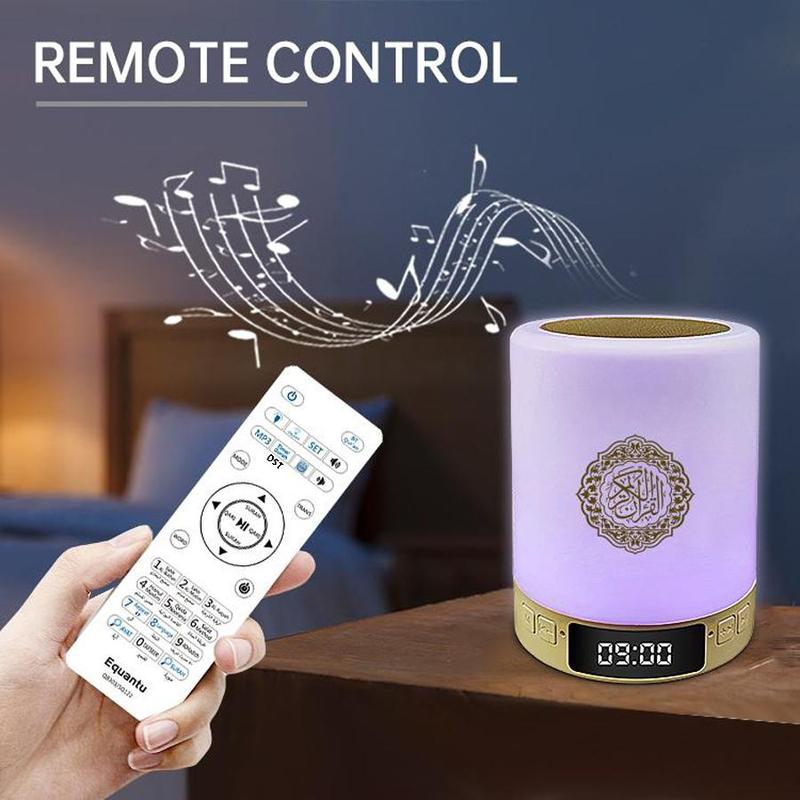 Multifunctional Sound Machine, LED Night Light with APP & Remote Control, USB Rechargeable Atmosphere Lamp Bluetooth-compatible Speaker with 8GB Memory