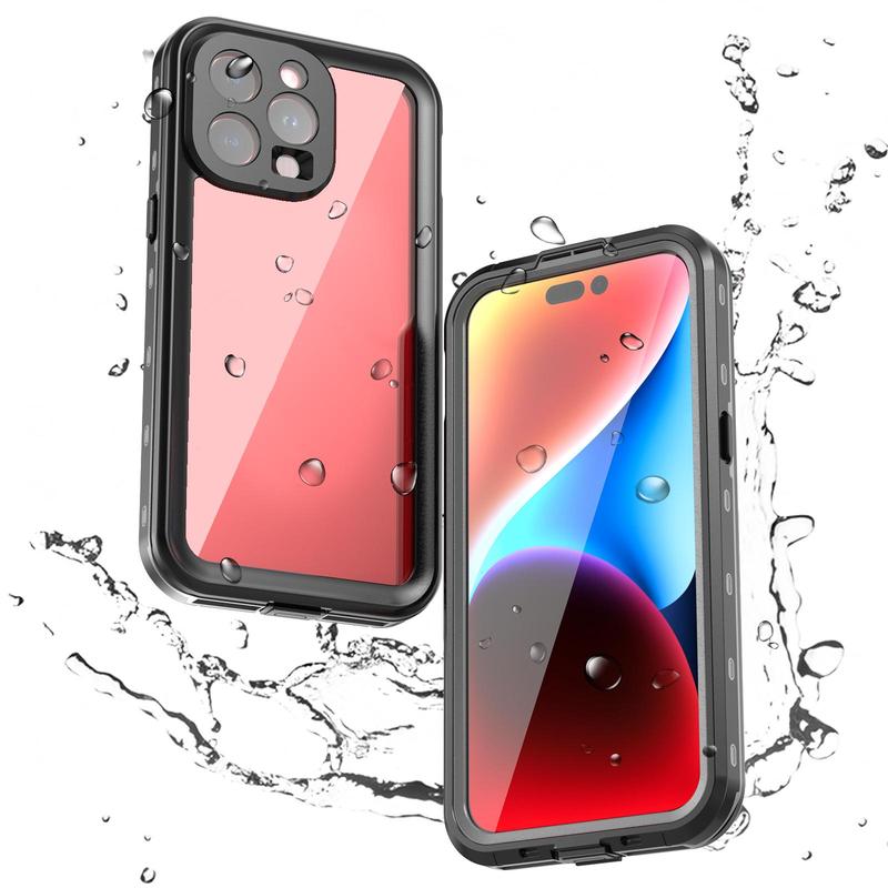 Waterproof Phone Case, 1 Count Shockproof Phone Protective Cover, Anti-scratch Phone Cases for iPhone 15 Pro Max Case iPhone 11 Cases iPhone 14 Pro Max Case iPhone 15 Cases iPhone X Series 12 13 Pro Max 15 Plus, Unique Phone Cases, Phone Accessories