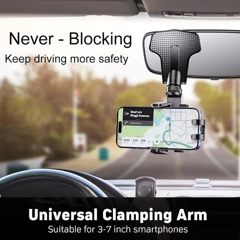 Car Phone Holder Mount,Cell Phone Mount for Dashboard Visor Clip Truck Accessories Cradle Dash Stand for iPhone 16 Pro Max 15 14 13 Android,and 4 to 7