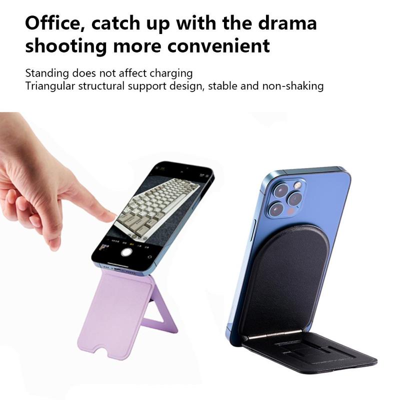 Magnetic Phone Holder, Portable Foldable Desktop Phone Stand, Adjustable Angle Desktop Phone Holder, Phone Accessories for iPhone