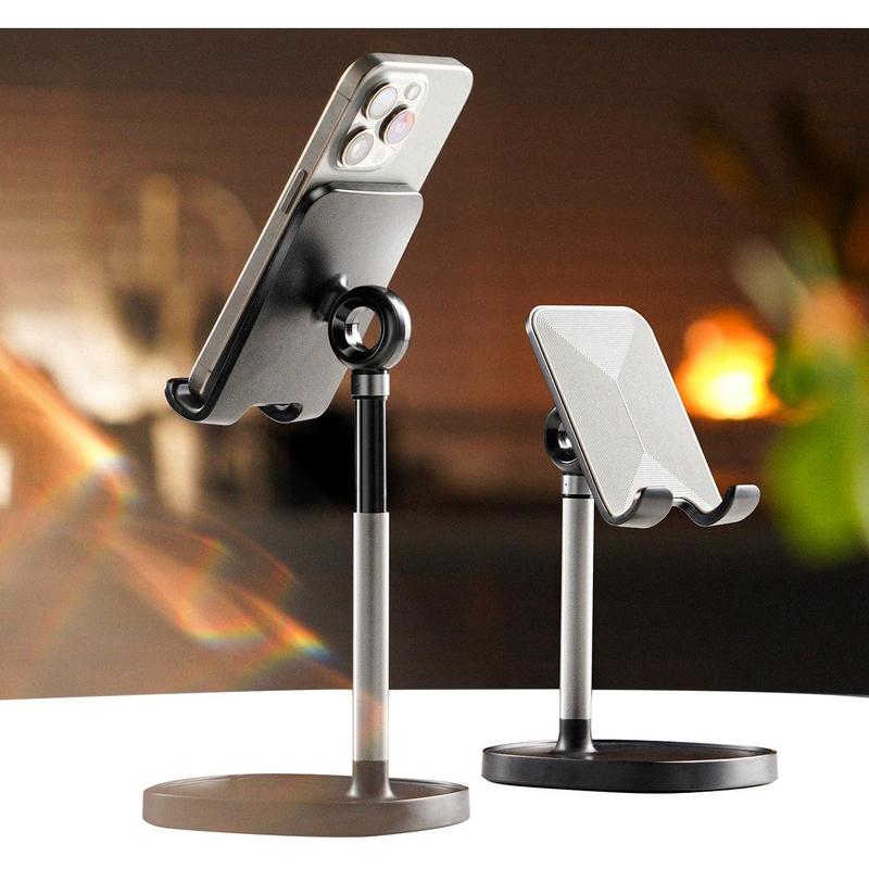 Cell Phone Stand Adjustable Phone Holer Computer Office Desk Accessories for iPhone 16 HolderAll Mobile Phones Pad Protection