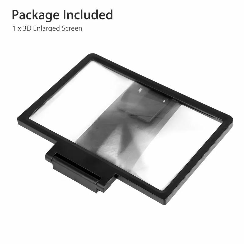 3D Mobile Phone Screen Magnifier HD Video Amplifier Smartphone Stand Bracket US