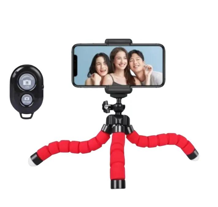 Deformable phone holder, mini, lightweight and convenient to carry Accessories  Foldable Compact Tripod Portable Adjustable Folding Mobile Selfie Cellphone