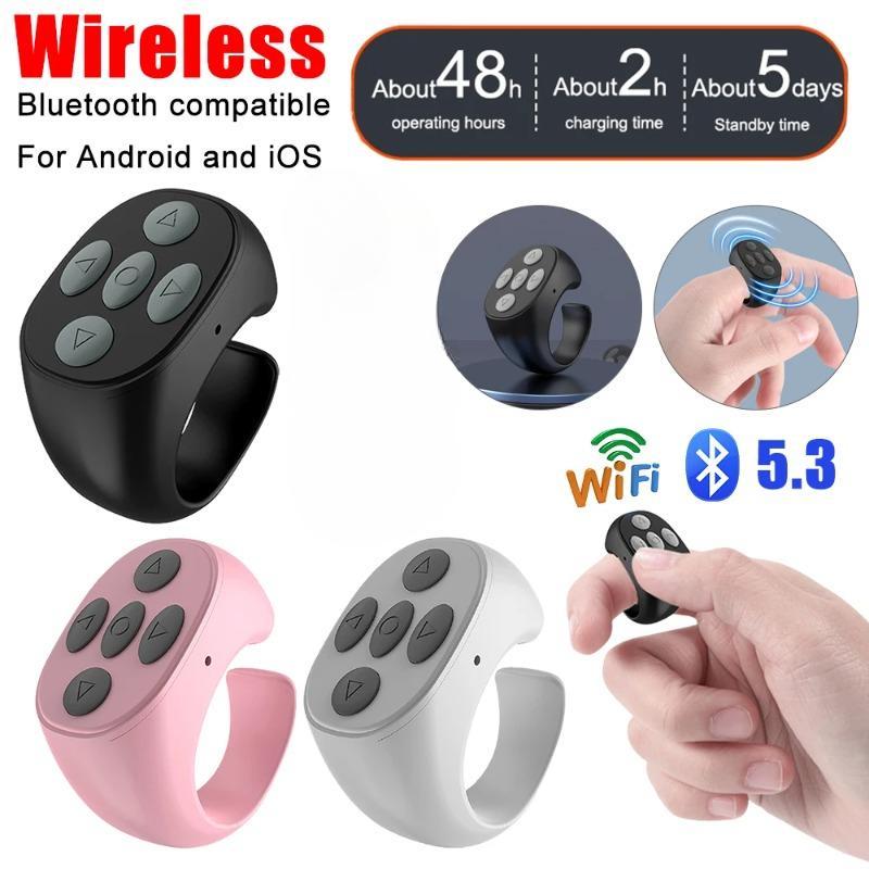 Remote Control Scrolling Ring For Selfie Video Camera Controller Automatic