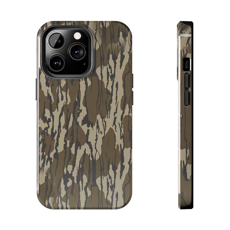 Camo Couple Phone Case, Matching Case, Camo Bow, Gift For Couple, All series 16 15 14 13 12 11 X & more Pro Max SE Phone Case, Accessories Durable Camo Duck